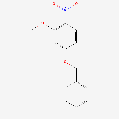 2-methoxy-1-nitro-4-phenylmethoxybenzene (CAS: 864245-30-7) - Chemical Structure and Molecular Formula 