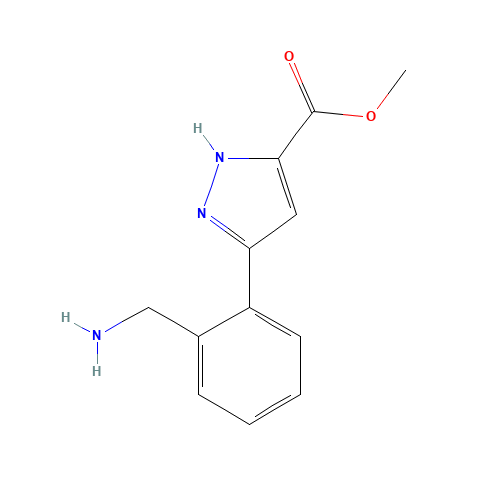 methyl 3-[2-(aminomethyl)phenyl]-1H-pyrazole-5-carboxylate (CAS: 1204650-31-6) - Related Chemical Product