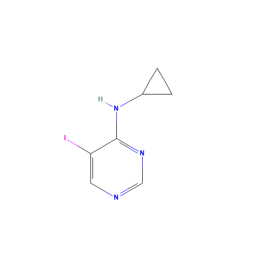 N-cyclopropyl-5-iodopyrimidin-4-amine (CAS: 1356055-13-4) - Related Chemical Product