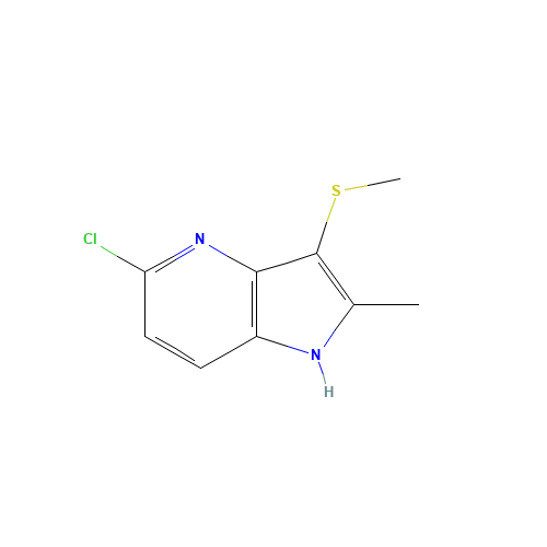 5-chloro-2-methyl-3-methylsulfanyl-1H-pyrrolo[3,2-b]pyridine (CAS: 850785-54-5) - Related Chemical Product