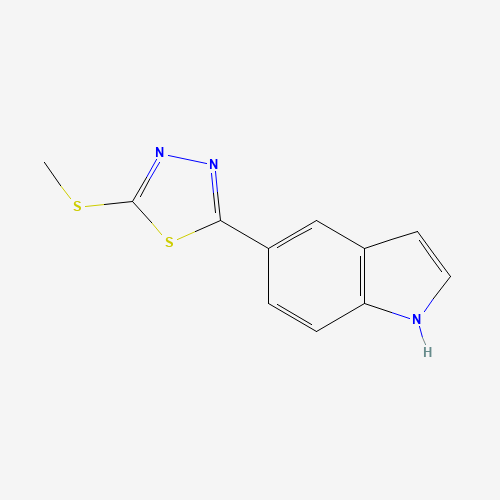 2-(1H-indol-5-yl)-5-methylsulfanyl-1,3,4-thiadiazole (CAS: 1401348-60-4) - Related Chemical Product