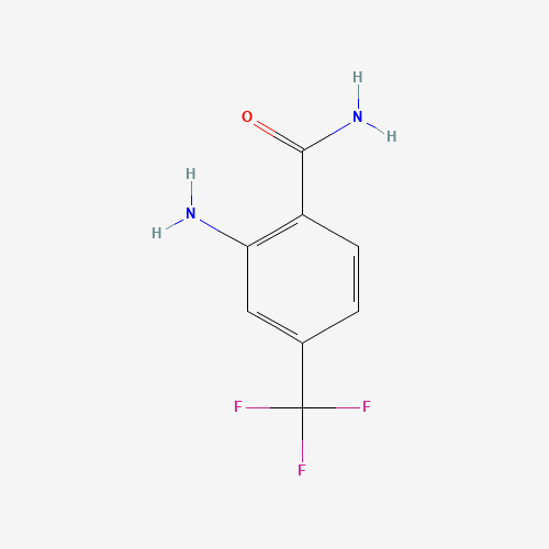 2-amino-4-(trifluoromethyl)benzamide (CAS: 713-41-7) - Related Chemical Product