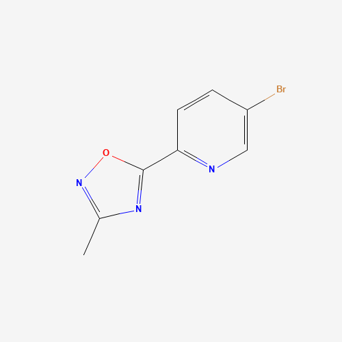 5-(5-bromopyridin-2-yl)-3-methyl-1,2,4-oxadiazole (CAS: 879883-63-3) - Related Chemical Product
