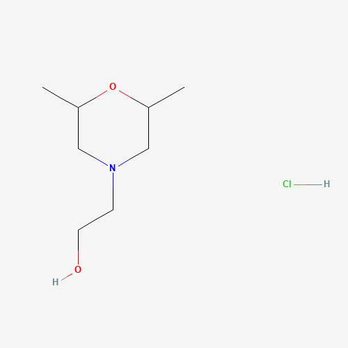 2-(2,6-dimethylmorpholin-4-yl)ethanol;hydrochloride (CAS: 1260656-90-3) - Chemical Structure and Molecular Formula 