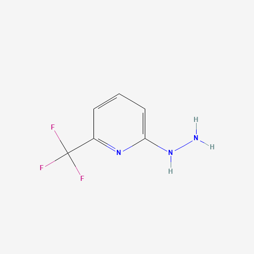 [6-(trifluoromethyl)pyridin-2-yl]hydrazine (CAS: 94239-06-2) - Chemical Structure and Molecular Formula 