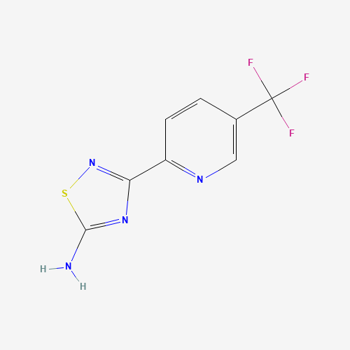 3-[5-(trifluoromethyl)pyridin-2-yl]-1,2,4-thiadiazol-5-amine (CAS: 1179361-18-2) - Related Chemical Product
