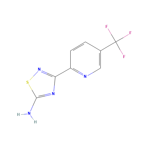 3-[5-(trifluoromethyl)pyridin-2-yl]-1,2,4-thiadiazol-5-amine (CAS: 1179361-18-2) - Related Chemical Product