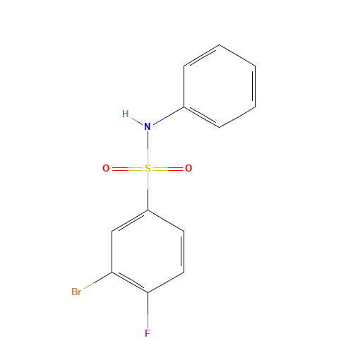 3-bromo-4-fluoro-N-phenylbenzenesulfonamide (CAS: 1446237-35-9) - Related Chemical Product