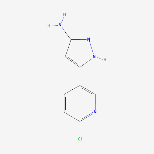 5-(6-chloropyridin-3-yl)-1H-pyrazol-3-amine (CAS: 1290181-39-3) - Related Chemical Product