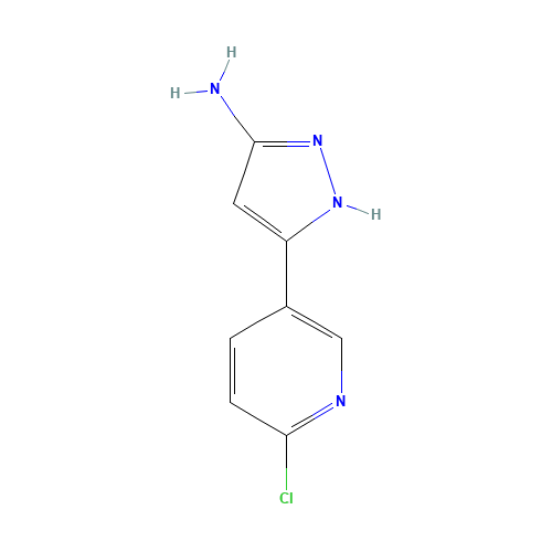 5-(6-chloropyridin-3-yl)-1H-pyrazol-3-amine (CAS: 1290181-39-3) - Related Chemical Product