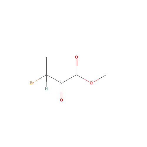 methyl 3-bromo-2-oxobutanoate (CAS: 34329-73-2) - Chemical Structure and Molecular Formula 