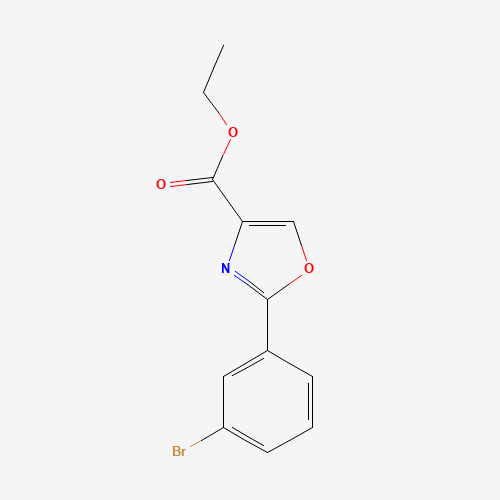 ethyl 2-(3-bromophenyl)-1,3-oxazole-4-carboxylate (CAS: 885273-06-3) - Related Chemical Product
