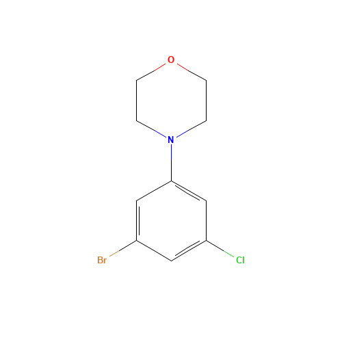 4-(3-bromo-5-chlorophenyl)morpholine (CAS: 1259445-15-2) - Related Chemical Product
