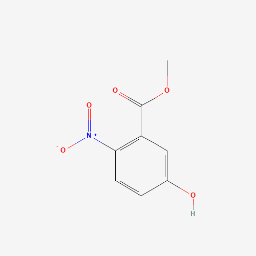 methyl 5-hydroxy-2-nitrobenzoate (CAS: 59216-77-2) - Chemical Structure and Molecular Formula 