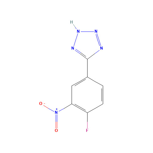 5-(4-fluoro-3-nitrophenyl)-2H-tetrazole (CAS: 328244-35-5) - Related Chemical Product