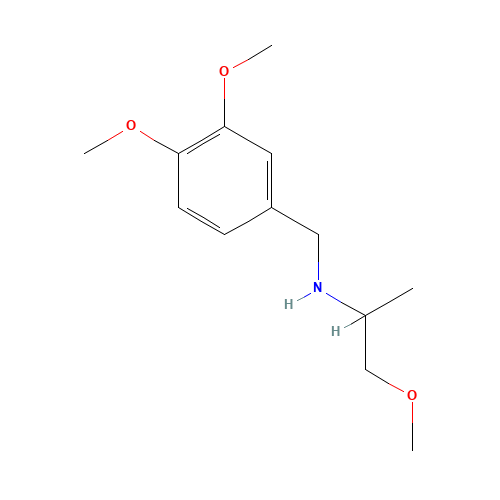 N-[(3,4-dimethoxyphenyl)methyl]-1-methoxypropan-2-amine (CAS: 137071-61-5) - Related Chemical Product