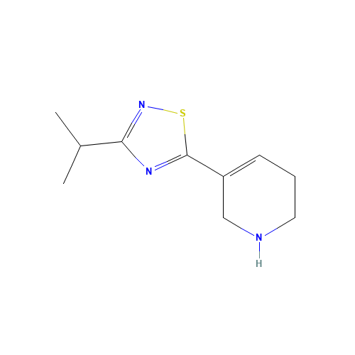 3-propan-2-yl-5-(1,2,3,6-tetrahydropyridin-5-yl)-1,2,4-thiadiazole (CAS: 122683-75-4) - Related Chemical Product
