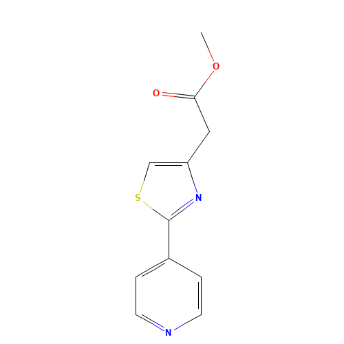 methyl 2-(2-pyridin-4-yl-1,3-thiazol-4-yl)acetate (CAS: 578019-61-1) - Related Chemical Product