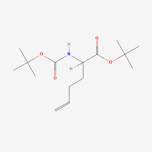 tert-butyl 2-[(2-methylpropan-2-yl)oxycarbonylamino]hex-5-enoate (CAS: 151294-93-8) - Related Chemical Product