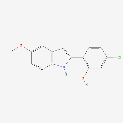 5-chloro-2-(5-methoxy-1H-indol-2-yl)phenol (CAS: 1370468-17-9) - Related Chemical Product