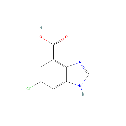 6-chloro-1H-benzimidazole-4-carboxylic acid (CAS: 180569-27-1) - Related Chemical Product
