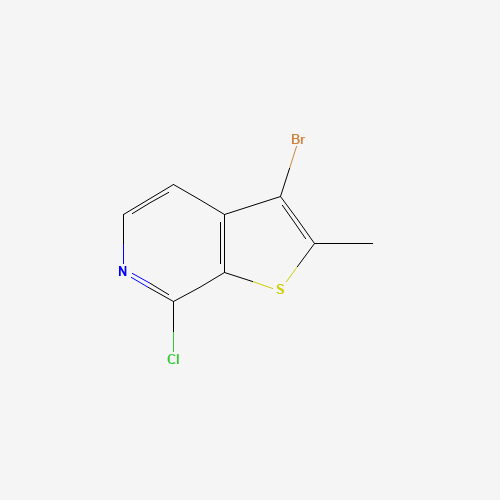 3-bromo-7-chloro-2-methylthieno[2,3-c]pyridine (CAS: 943606-37-9) - Chemical Structure and Molecular Formula 