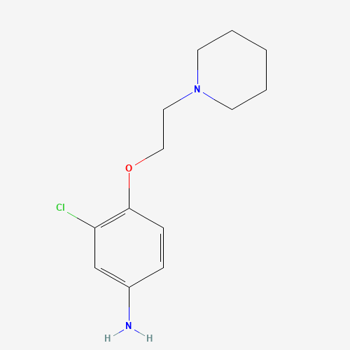3-chloro-4-(2-piperidin-1-ylethoxy)aniline (CAS: 835633-67-5) - Related Chemical Product