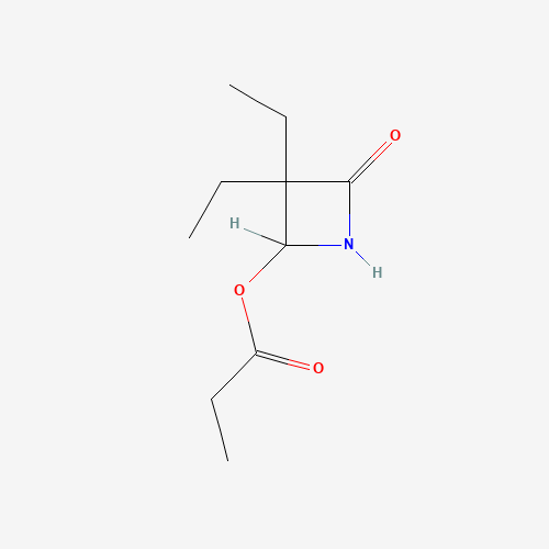 (3,3-diethyl-4-oxoazetidin-2-yl) propanoate (CAS: 142935-44-2) - Related Chemical Product