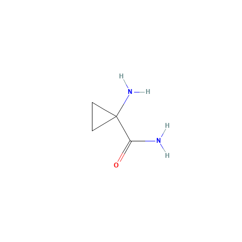 1-aminocyclopropane-1-carboxamide (CAS: 137360-55-5) - Chemical Structure and Molecular Formula 