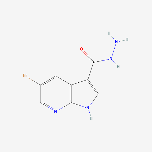 5-bromo-1H-pyrrolo[2,3-b]pyridine-3-carbohydrazide (CAS: 1210437-70-9) - Related Chemical Product