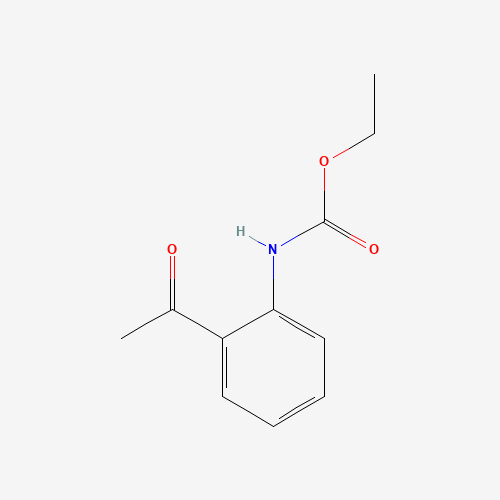 ethyl N-(2-acetylphenyl)carbamate (CAS: 6140-13-2) - Chemical Structure and Molecular Formula 