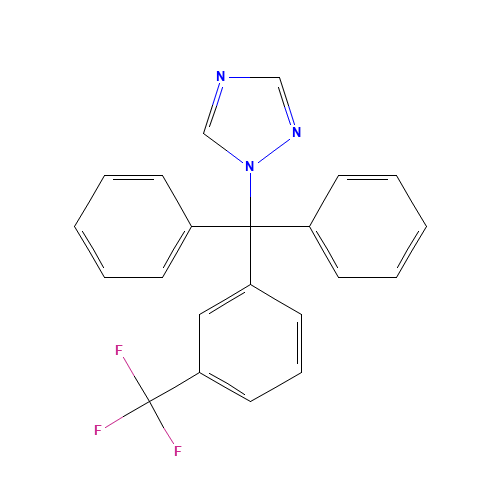 1-[diphenyl-[3-(trifluoromethyl)phenyl]methyl]-1,2,4-triazole (CAS: 31251-03-3) - Related Chemical Product