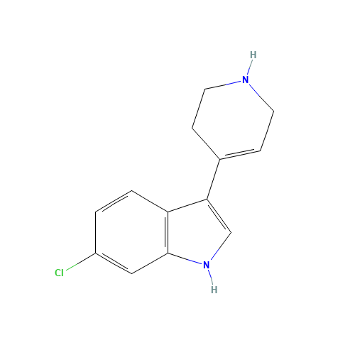 6-chloro-3-(1,2,3,6-tetrahydropyridin-4-yl)-1H-indole (CAS: 180160-77-4) - Related Chemical Product