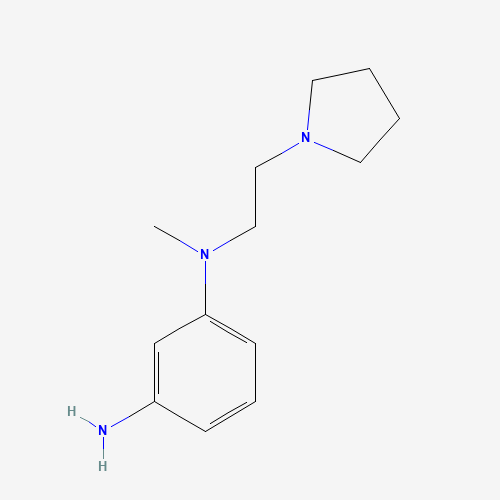 3-N-methyl-3-N-(2-pyrrolidin-1-ylethyl)benzene-1,3-diamine (CAS: 1178566-20-5) - Related Chemical Product
