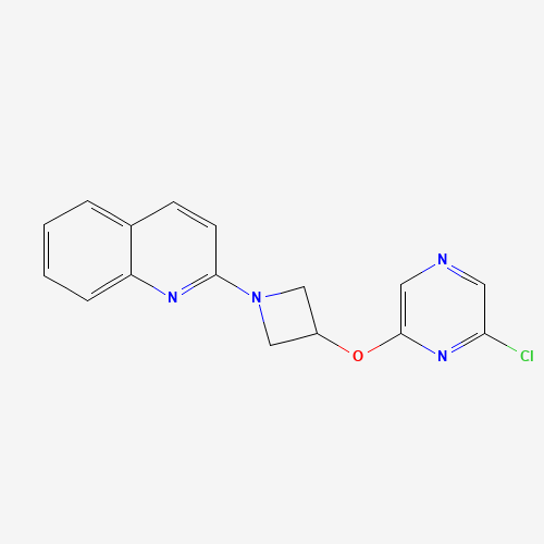 2-[3-(6-chloropyrazin-2-yl)oxyazetidin-1-yl]quinoline (CAS: 1350607-56-5) - Related Chemical Product