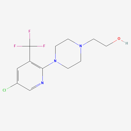 2-[4-[5-chloro-3-(trifluoromethyl)pyridin-2-yl]piperazin-1-yl]ethanol (CAS: 215434-39-2) - Related Chemical Product