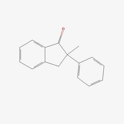 2-methyl-2-phenyl-3H-inden-1-one (CAS: 10474-32-5) - Chemical Structure and Molecular Formula 