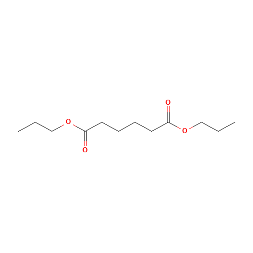 dipropyl hexanedioate (CAS: 106-19-4) - Chemical Structure and Molecular Formula 