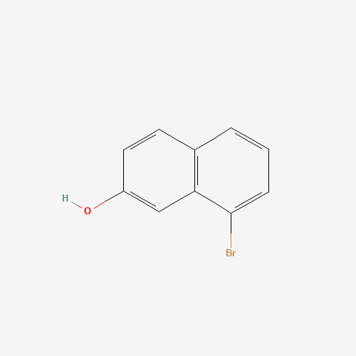 8-bromonaphthalen-2-ol (CAS: 7385-87-7) - Chemical Structure and Molecular Formula 