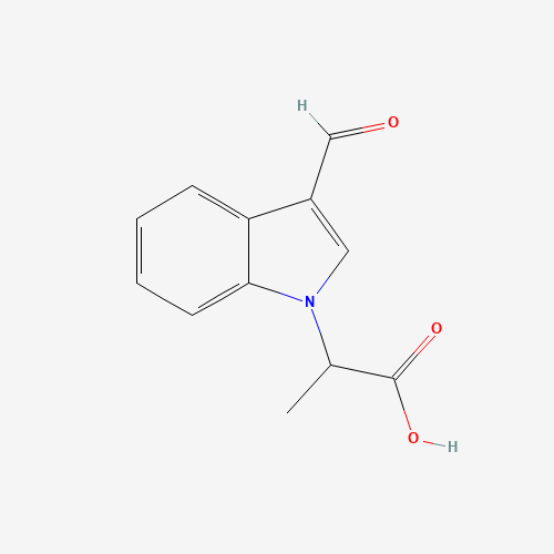 2-(3-formylindol-1-yl)propanoic acid (CAS: 166747-91-7) - Related Chemical Product