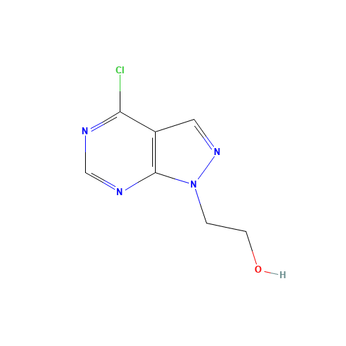 2-(4-chloropyrazolo[3,4-d]pyrimidin-1-yl)ethanol (CAS: 64127-15-7) - Related Chemical Product