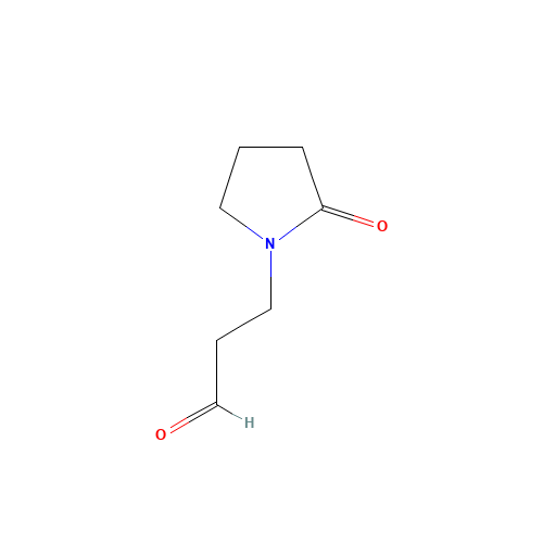 3-(2-oxopyrrolidin-1-yl)propanal (CAS: 125008-80-2) - Related Chemical Product