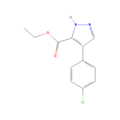 ethyl 4-(4-chlorophenyl)-1H-pyrazole-5-carboxylate (CAS: 1198351-56-2) - Related Chemical Product