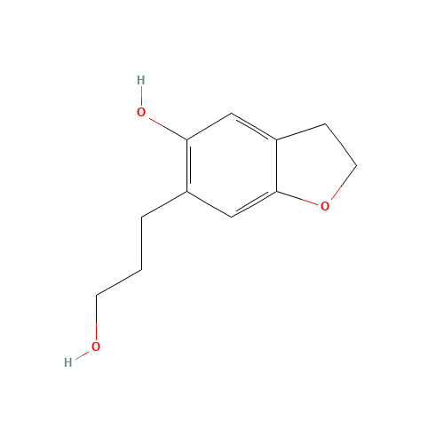 6-(3-hydroxypropyl)-2,3-dihydro-1-benzofuran-5-ol (CAS: 119794-88-6) - Related Chemical Product