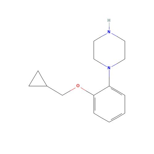 1-[2-(cyclopropylmethoxy)phenyl]piperazine (CAS: 1284949-17-2) - Related Chemical Product