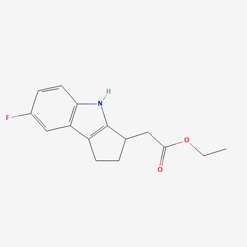 ethyl 2-(7-fluoro-1,2,3,4-tetrahydrocyclopenta[b]indol-3-yl)acetate (CAS: 393509-21-2) - Related Chemical Product