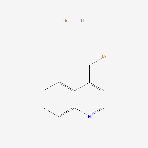 4-(bromomethyl)quinoline;hydrobromide (CAS: 73870-28-7) - Chemical Structure and Molecular Formula 