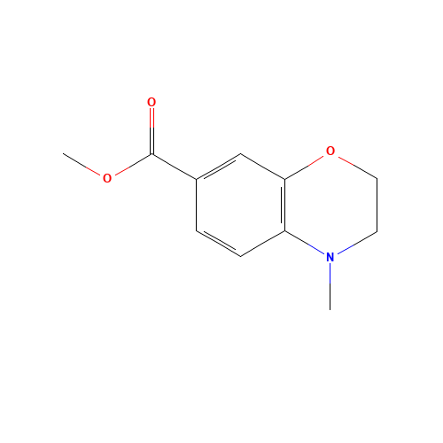 methyl 4-methyl-2,3-dihydro-1,4-benzoxazine-7-carboxylate (CAS: 532391-91-6) - Related Chemical Product