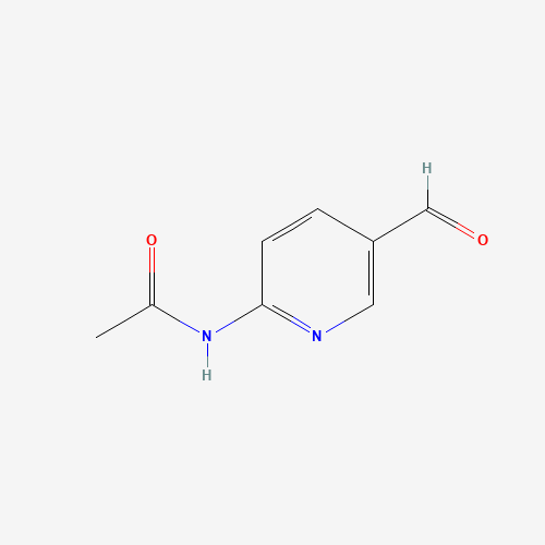 N-(5-formylpyridin-2-yl)acetamide (CAS: 149141-11-7) - Chemical Structure and Molecular Formula 