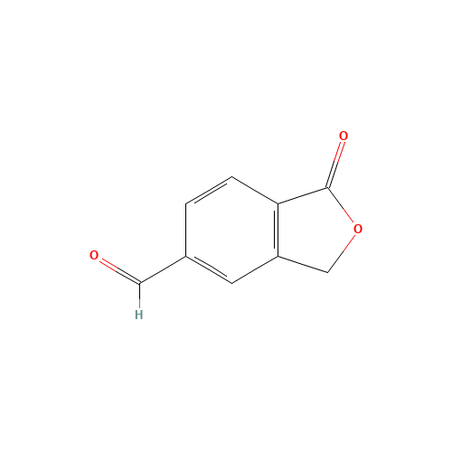 1-oxo-3H-2-benzofuran-5-carbaldehyde (CAS: 333333-34-9) - Chemical Structure and Molecular Formula 
